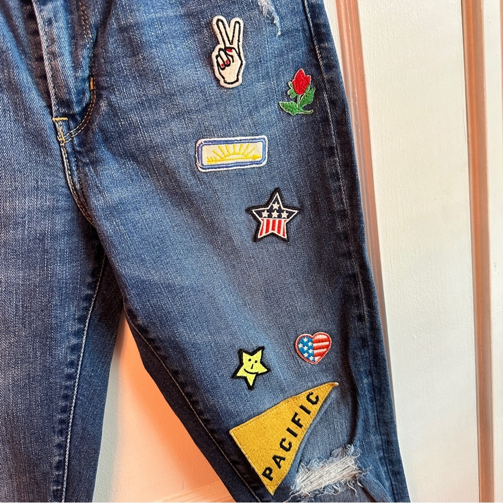 Levi’s Skinny Jean with Patches - RARE - Picture 4 of 6